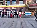 Protests of Russians in Yerevan against the war in Ukraine on 17 April 2022