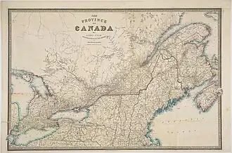Location of Canada