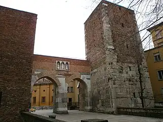 The Postern of Saint Ambrose from Via Carducci