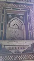 A wall work in the mosque