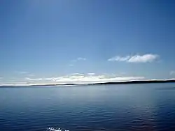 The Robert-Bourassa Reservoir, near the generating station