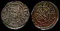Riga shilling (silver 94, weight 0.90-1.00 g, diameter 18.0-18.3 mm, minted 1571.).