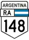 National Route 148 shield}}