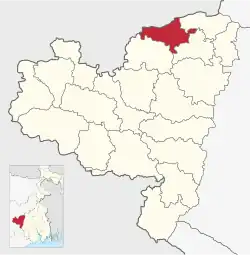 Location in West Bengal