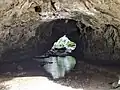Zelše Caves, upstream view
