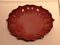 A lacquerware tray from the Song dynasty, 960-1279 (Freer and Sackler Galleries, Washington, DC)