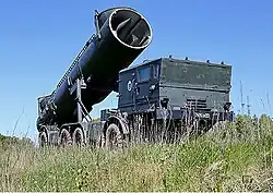 A Redut coastal missile battery.