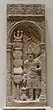 Victory relief of Sanatruq I. He is using a small altar at his feet.