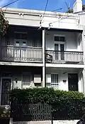 Renovated terraces 1880s-1890s