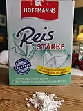 Rice starch for ironing