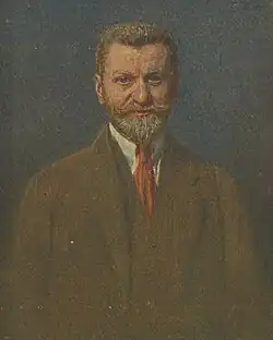 Painting of Stöhr by Tom von Dreger [de]