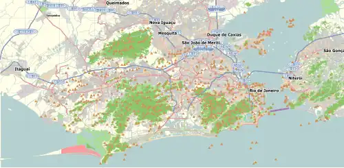 Complexo do Alemão is located in Rio de Janeiro