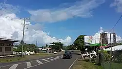 Road in Salelologa