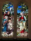 Robie Uniacke window, died 1904