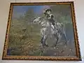 Au Trot (1888), Municipal Museum, Saverne. One of Roll's largest paintings, measuring nearly 3 m (9.8 ft) by 2 m (6 ft 7 in).