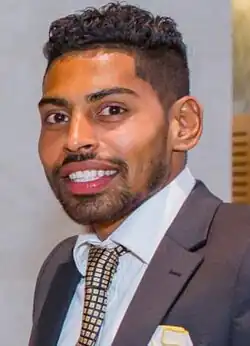 Roy Krishna at the Pacific Parliamentary Forum in New Zealand in 2016