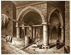 The Rudas Baths in the moment of the Turkish invasion