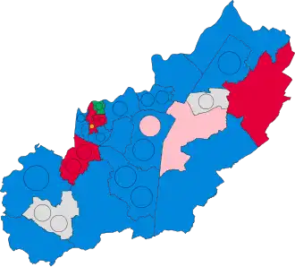 2023 results map