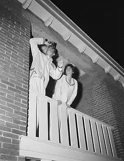 A Dutch couple viewing Sputnik 1, 1957