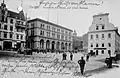 The stock exchange building in the 1900s.
