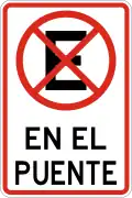 R-8-12 No stopping on bridge