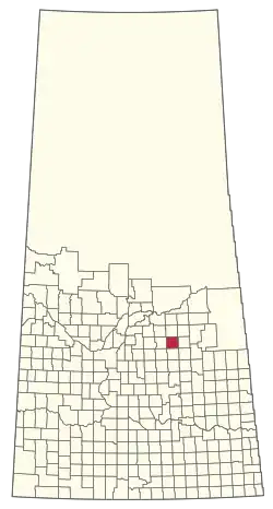 Location of the RM of Pleasantdale No. 398 in Saskatchewan