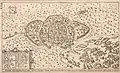 Johan Sibmacher's "True depiction of the royal city of S., as it was reconquered by the Christians" shows the basilica destroyed and burning and some more buildings on fire.