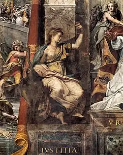 Fresco in the Sala di Costantino [it], Raphael Rooms, Raphael, c. 1520