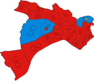 2021 results map