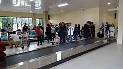 Baggage claim area