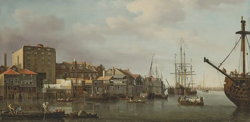 The Thames at Wapping