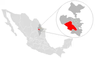 Location of the municipality