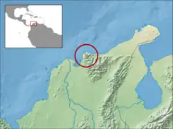 Map of range