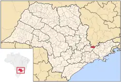 Location in São Paulo state
