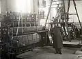 Sardar Homayoun at the first electricity plant in Tabriz