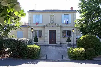 The town hall in Sauternes