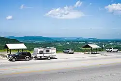 Scenic overlook from US Hwy 65 south of Marshall, Arkansas
