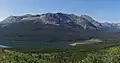 North aspect centered above Lower Two Medicine Lake