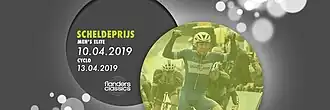 Event poster with previous winner Fabio Jakobsen