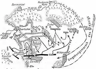The Battlefield was a morass of marshlands and streams, making passage and tactics difficult