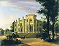 The Palace of Prince Wilhelm at Babelsberg by Carl Daniel Freydanck, 1838