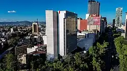 Current building of the Senate of Mexico in Paseo de la Reforma, Mexico City