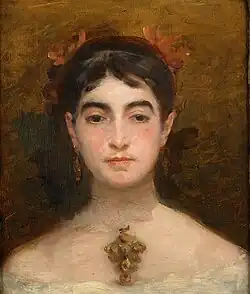 Self-portrait (1870). Musée des Beaux-Arts de Rouen, Normandy, France.