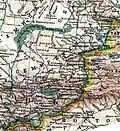 c. 1903 Russian map of Semirechenskaya including the Ili and "Iliyskoe"