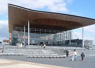 Image 27Senedd-Welsh Parliament, Cardiff Bay. (from History of Wales)