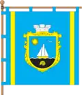 Flag of Serhiivka settlement hromada