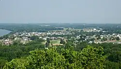 Sherwood viewed from High Cliff State Park