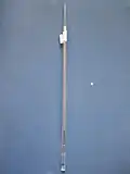Fully assembled 8 mm Shigemi tube, insert secured to outer tube with parafilm