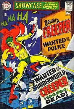 The Creeper leaping
