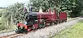 Siân on the Kirklees Light Railway in 2024.
